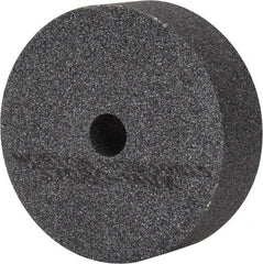 Norton - 80 Grit Silicon Carbide Type 1 Internal Grinding Wheel - 3" Diam x 1/2" Hole x 1" Thick, 10,825 Max RPM, Type 1 Medium Grade, M Hardness, Vitrified Bond, No Recess - Exact Tooling