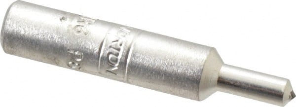 Norton - 1/4" Max Concave Radius Single Point Diamond Dresser - 2" Long x 3/8" Shank Diam - Exact Tooling