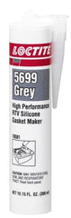 Loctite - 300ml High Performance RTV Silicone Gasket Maker - -75 to 625°F, Grey, Comes in Cartridge - Exact Tooling