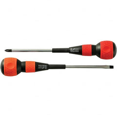 Bondhus - Screwdriver Sets Screwdriver Types Included: Slotted & Phillips Number of Pieces: 2 - Exact Tooling