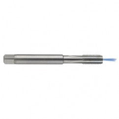 M8x1.0 6H 4-Flute Carbide Semi-Bottoming 15 degree Spiral Flute Tap-Bright - Exact Tooling