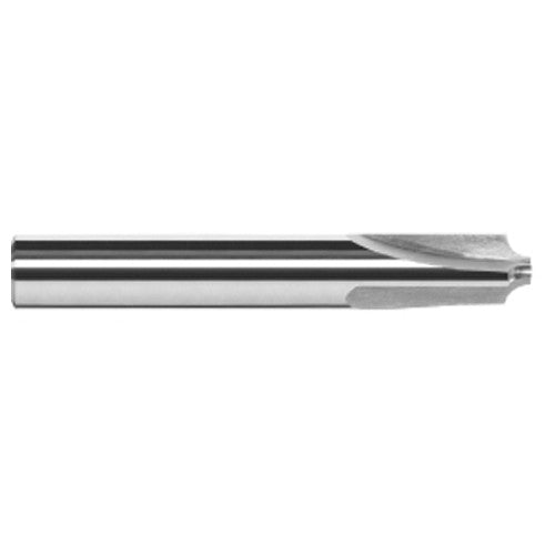 Corner Rounding End Mills - 0.1250″ (1/8″) Radius × 0.2480″ Pilot Diameter Carbide 5° Flare Corner Rounding End Mill, 3 Flutes - Exact Tooling