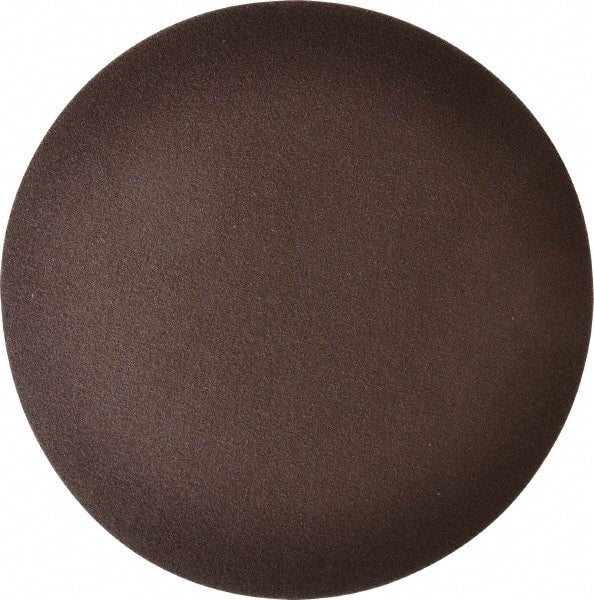 Norton - 5" Diam, 180 Grit Aluminum Oxide Adhesive PSA Disc - Fine Grade, Maroon, X Weighted Backing, Flexible - Exact Tooling