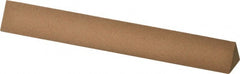 Norton - 6" Long x 3/4" Wide x 3/4" Thick, Aluminum Oxide Sharpening Stone - Triangle, Medium Grade - Exact Tooling