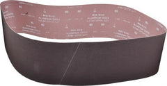 Norton - 6" Wide x 60" OAL, 80 Grit, Aluminum Oxide Abrasive Belt - Aluminum Oxide, Medium, Coated, X Weighted Cloth Backing, Series R228 - Exact Tooling