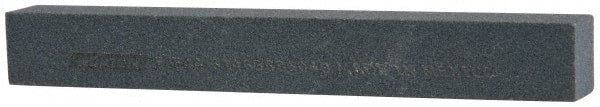 Norton - 4" Long x 1/2" Wide x 1/2" Thick, Silicon Carbide Sharpening Stone - Square, Fine Grade - Exact Tooling
