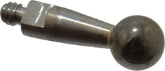 Mitutoyo - 3mm Ball Diam, Steel, Ball Test Indicator Contact Point - 9.2mm Contact Point Length, Use with Mitutoyo 513 Series Dial Test Indicators - Exact Tooling