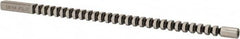 Dumont Minute Man - 9/32" x 7-3/4" Overall Length, 19/64" Pilot Hole Diam, Square Broach - 0.2815 to 0.2825" Tolerance, 0.393 to 0.395" Across Corners, 7/32" Pitch, 5/16 to 1" LOC, 2,130 Lbs. Pressure for Max LOC - Exact Tooling
