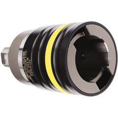 Emuge - 1-1/2" Straight Shank Diam Tension & Compression Tapping Chuck - M22 Min Tap Capacity, 5.3346" Projection, Size 5 Adapter, Quick Change - Exact Tooling