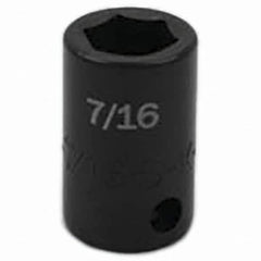 SK - Impact Socket - 3/8"DR 7/16" IMPACT SOCKET - Exact Tooling