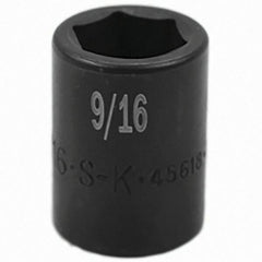 SK - Impact Socket - 3/8"DR 9/16" IMPACT SOCKET - Exact Tooling