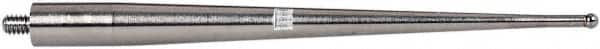 TESA Brown & Sharpe - 1mm Ball Diam, Carbide, Ball Test Indicator Contact Point - 1-1/2" Contact Point Length, Use with Brown & Sharpe TESATAST Dial Test Indicators - Exact Tooling