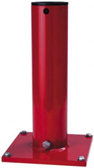 THERN - 8 Inches Long x 8 Inches Wide x 14.56 Inches Deep x 1/2 Inches Thick Davit Crane Pedestal/Socket Base - 7 Inches Distance Between Mounting Hole Centers, 0.41 Inches Hole Diameter, Enamel Finish - Exact Tooling