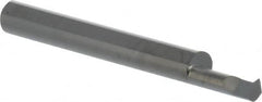 Scientific Cutting Tools - 1/2" Cutting Depth, 18 to 56 TPI, 0.18" Diam, Internal Thread, Solid Carbide, Single Point Threading Bar - Bright Finish, 2-1/2" OAL, 1/4" Shank Diam, 0.04" Projection from Edge, 60° Profile Angle - Exact Tooling