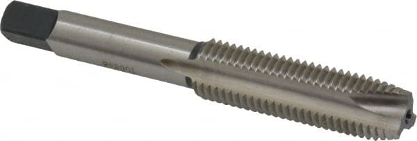 Heli-Coil - M10x1.50 Metric Coarse, D4, 3 Flutes, Plug Chamfer, Bright Finish, High Speed Steel Spiral Point STI Tap - 3-3/8" OAL, 1-21/32" Thread Length, 5H Class of Fit - Exact Tooling