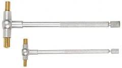 TESA Brown & Sharpe - 5/16 to 1/2 Inch, 4.37 Inch Overall Length, Telescoping Gage - Satin Chrome Finish - Exact Tooling