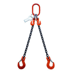 Slings & Tiedowns (Load-Rated); Sling Type: Chain; Length (Feet): 4; Vertical Capacity (Lb.): 39100; Choker Capacity (Lb.): 32000; Width (Inch): 0; Basket Capacity (Lb.): 22600; Eye Type: Large Eye; Chain Sling Type: DOS; Sling Material: Steel; Sling Widt