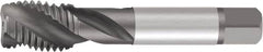 Emuge - 1/2-20 UNF 4 Flute 2B Modified Bottoming Spiral Flute Tap - Cobalt, Oxide Finish, 3-3/8" OAL, Right Hand Flute, Right Hand Thread - Exact Tooling