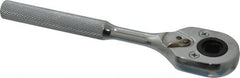 Proto - 3/8" Drive Pear Head Female Drive Ratchet - Chrome Finish, 7" OAL, 24 Gear Teeth, Standard Head - Exact Tooling