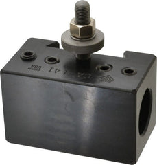 Aloris - Series CA, #141 Boring Bar Tool Post Holder - 14 to 20" Lathe Swing, 2-3/4" OAH, 1-3/8" Centerline Height - Exact Tooling