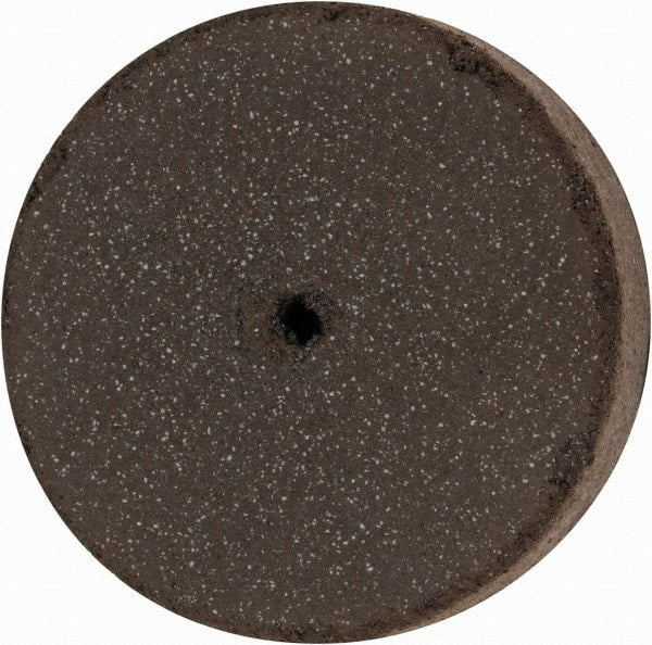 Cratex - 1" Diam x 1/16" Hole x 1/4" Thick, Surface Grinding Wheel - Silicon Carbide, Medium Grade, 25,000 Max RPM, Rubber Bond, No Recess - Exact Tooling