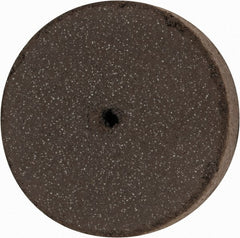 Cratex - 1" Diam x 1/16" Hole x 1/4" Thick, Surface Grinding Wheel - Silicon Carbide, Medium Grade, 25,000 Max RPM, Rubber Bond, No Recess - Exact Tooling