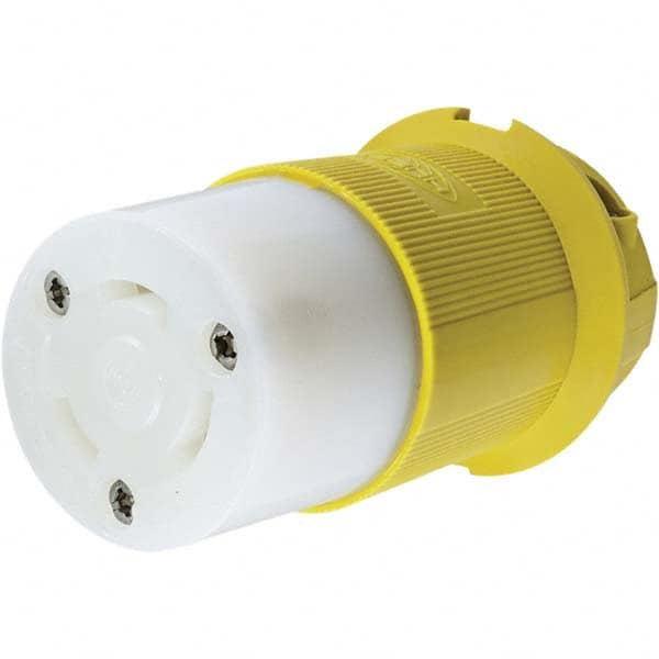 Hubbell Wiring Device-Kellems - 250V 30A NEMA L6-30R Marine Twist Lock Connector - Exact Tooling