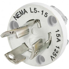 Hubbell Wiring Device-Kellems - 125V 15A NEMA L5-15P Industrial Twist Lock Plug - Exact Tooling
