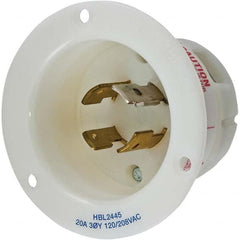 Hubbell Wiring Device-Kellems - 3-Phase Wye 120/208 VAC 20A NEMA L18-20P Industrial Twist Lock Inlet - Exact Tooling