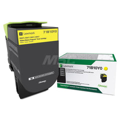 Lexmark - Office Machine Supplies & Accessories; Office Machine/Equipment Accessory Type: Toner Cartridge ; For Use With: Lexmark CS317dn; CS517de; CX317dn; CS417dn; CX517de; CX417de Printer ; Color: Yellow - Exact Tooling
