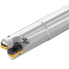 Iscar - Indexable High-Feed End Mills; Cutting Diameter (mm): 8.60 ; Maximum Depth of Cut (mm): 0.80 ; Shank Type: Weldon Flat ; Shank Diameter (mm): 20.00 ; Number of Cutter Inserts: 2 ; Insert Style: FFX4 - Exact Tooling