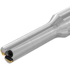 Iscar - Indexable High-Feed End Mills; Cutting Diameter (mm): 2.20 ; Maximum Depth of Cut (mm): 0.60 ; Shank Type: Cylindrical ; Shank Diameter (mm): 10.00 ; Number of Cutter Inserts: 2 ; Insert Style: FFT3 - Exact Tooling