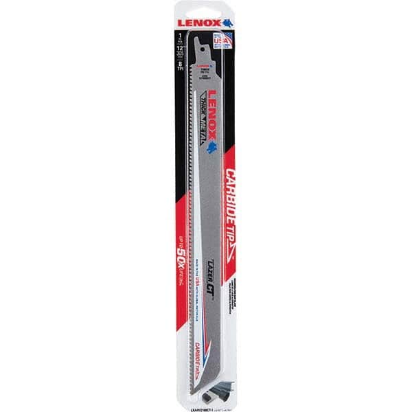 Lenox - Reciprocating Saw Blades Blade Material: Carbide Blade Length (Inch): 12 - Exact Tooling