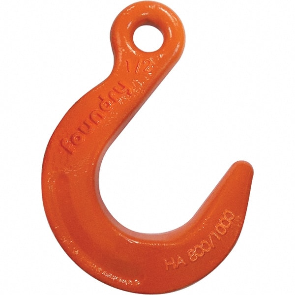 CM - Eye Hooks Material: Alloy Steel Load Capacity (Lb.): 34,200 - Exact Tooling