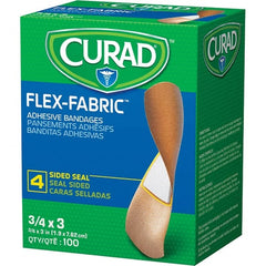 Curad - 3" Long x 3/4" Wide, General Purpose Self-Adhesive Bandage - Woven Fabric Bandage - Exact Tooling