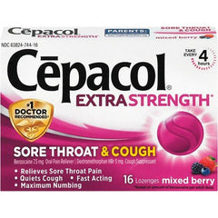 Cepacol - Mixed Berry Flavor Cough Drop Lozenges - Sore Throat Relief - Exact Tooling