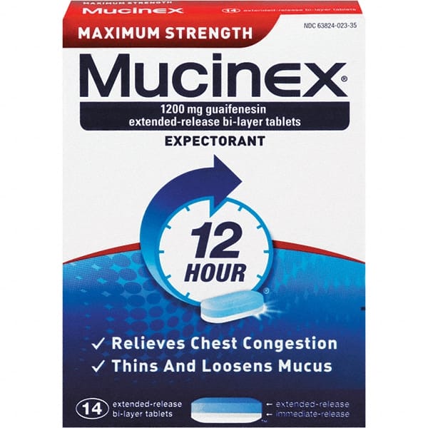 Mucinex - Medi-First Pain Relief Tablets - Cold & Allergy Relief - Exact Tooling