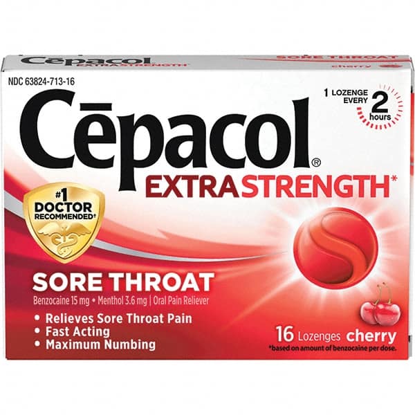 Cepacol - Cherry Flavor Cough Drop Lozenges - Sore Throat Relief - Exact Tooling