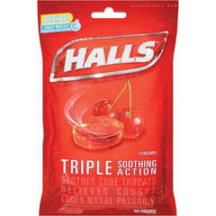 HALLS - Cherry Flavor Cough Drop Lozenges - Sore Throat Relief - Exact Tooling