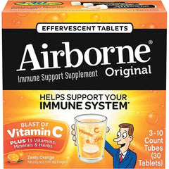 Airborne - Orange Flavor Immune Support Tablets - Vitamins/Supplements - Exact Tooling