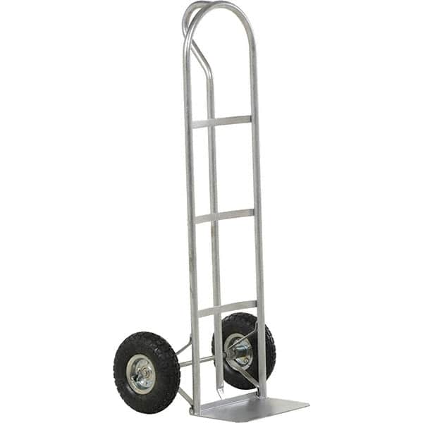 Vestil - 500 Lb Capacity 52" OAH Hand Truck - P Handle, Steel, Pneumatic Wheels - Exact Tooling