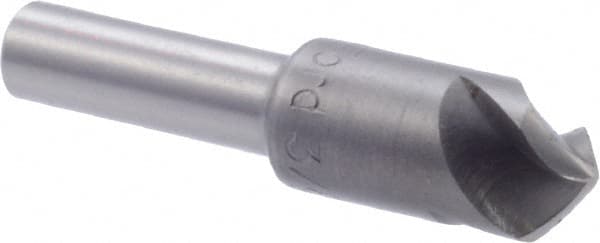 M.A. Ford - 3/8" Head Diam, 1/4" Shank Diam, 3 Flute 100° High Speed Steel Countersink - Exact Tooling