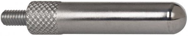 Mitutoyo - M2.5x0.45, 5mm Ball Diam, Carbide Shell Contact Point - 25mm Contact Point Length, Use with AGD 1,2,3,4 - Exact Tooling