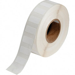 Brady - 1" Wide x 1/2" Long, White Polypropylene Inkjet Label - For BradyJet J2000 - Exact Tooling
