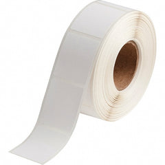 Brady - 1-3/4" Wide x 1-1/2" Long, White Polypropylene Inkjet Label - For BradyJet J2000 - Exact Tooling