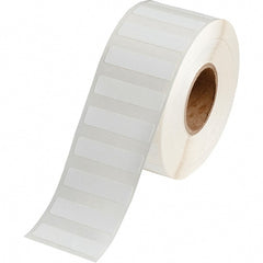 Brady - 1/2" Wide x 2" Long, White Polypropylene Inkjet Label - For BradyJet J2000 - Exact Tooling