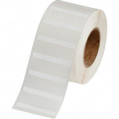 Brady - 1/4" Wide x 2" Long, White Polypropylene Inkjet Label - For BradyJet J2000 - Exact Tooling