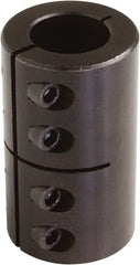 Climax Metal Products - 2" Inside x 3-3/8" Outside Diam, One Piece Split Clamping Collar - 4-7/8" Long - Exact Tooling