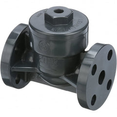 Asahi/America - 1-1/2" PVC Check Valve - Spring Check, Flanged, 150 WOG - Exact Tooling