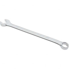 Blackhawk by Proto - 14mm 12 Point Offset Combination Wrench - 15° Offset Angle, 8-46/73" OAL, Steel, Chrome Finish - Exact Tooling